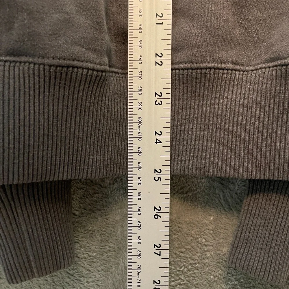 North Face Men Classic Logo Half Dome Pullover Hoodie Heavy Sweatshirt L Gray